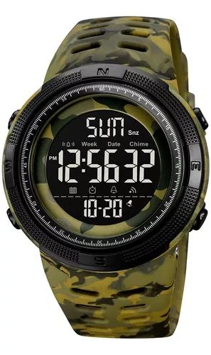 Reloj Deportivo Skmei Militar Multifunciones Sumergible Cuotas