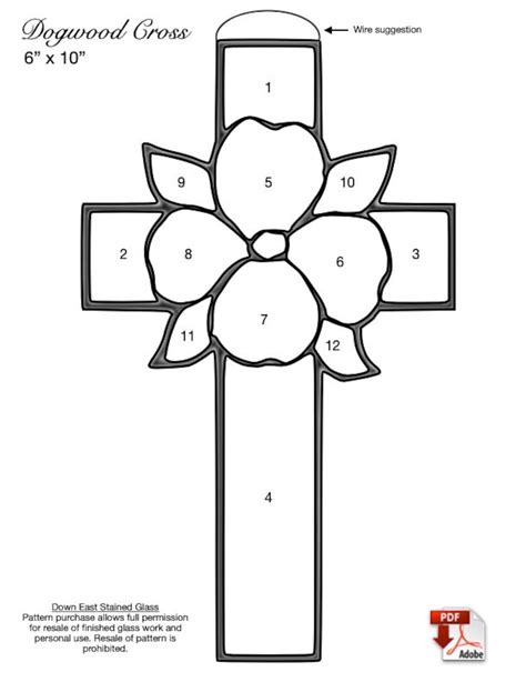 Free Printable Stained Glass Cross Patterns Template Free Printable