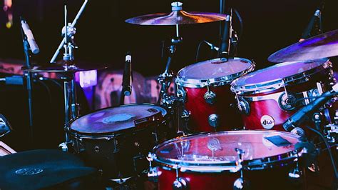 HD wallpaper: drum, drums, musical instrument, stage, concert, musical ...