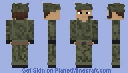 Military battle uniform Minecraft Skin