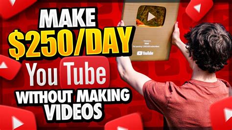 How To Earn Money On Youtube Without Making Videos Youtube