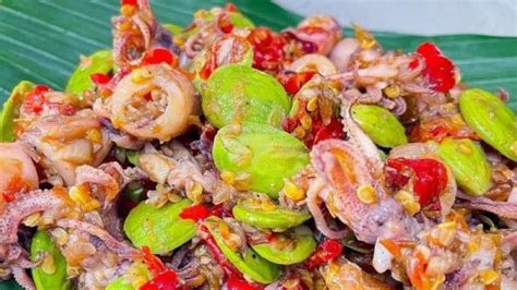 Resep Cumi Balado Petai Lezat Aromanya Mengunggah Selera