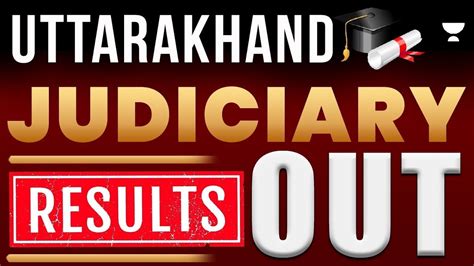 Uttarakhand Judiciary Results Out YouTube