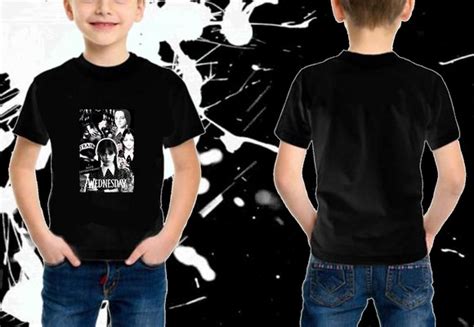 Camiseta Wandinha Addams Wednesday Elo7 Produtos Especiais