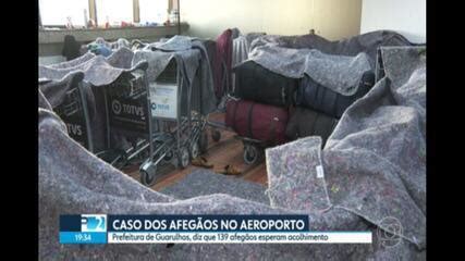 V Deo Mais De Cem Afeg Os Continuam Acampados No Aeroporto De