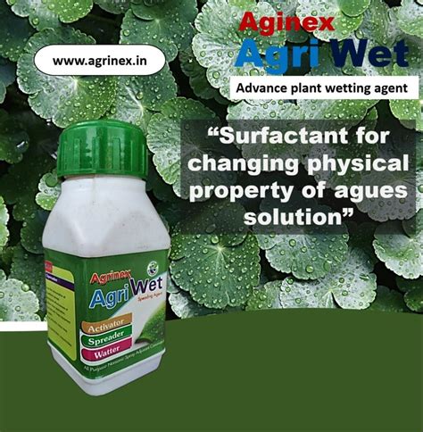 Agrinex Liquid Anionic Wetting Agent Ml Grade Standard Bio Tech