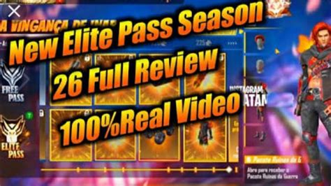 Free Fire Season Elite Pass Full Review July Elite Pass Full