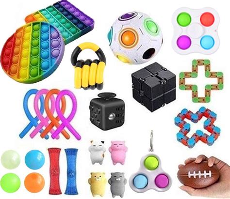 Bol Fidget Toys Pakket 24 Toys Set Fidget Pop It