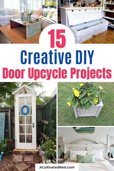 15 Creative Upcycled Door Diy Projects A Cultivated Nest