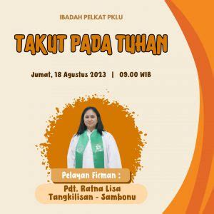 Ibadah Pelkat Pklu Agustus Gpib Gideon Depok