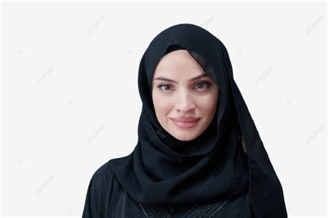 Traditional Clothing Or Abaya Worn By Arab Women In A Portraiture