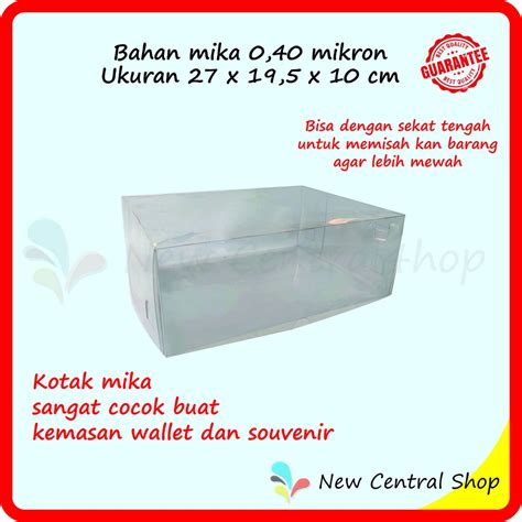 Jual Kotak Box Kemasan Mika Walet Ukuran X X Cm Shopee