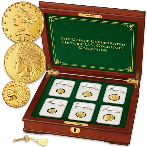 The Choice Uncirculated Historic U.S. Gold Coin Collection