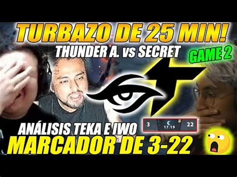 Turbazo De Minthunder A Vs Secret Game Bo Marcador De