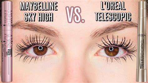 New Maybelline Sky High Mascara Vs L Oreal Telescopic Mascara Best