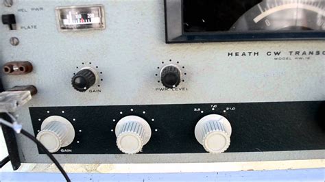 Demonstration Of The Heathkit Hw 16 Cw Transmitter Youtube