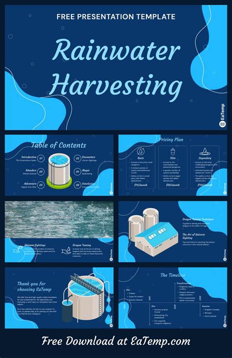 Rainwater Harvesting Ppt Presentation Template Google Slides Theme