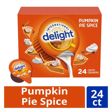 International Delight Pumpkin Pie Spice Coffee Creamer Singles 24 Fl