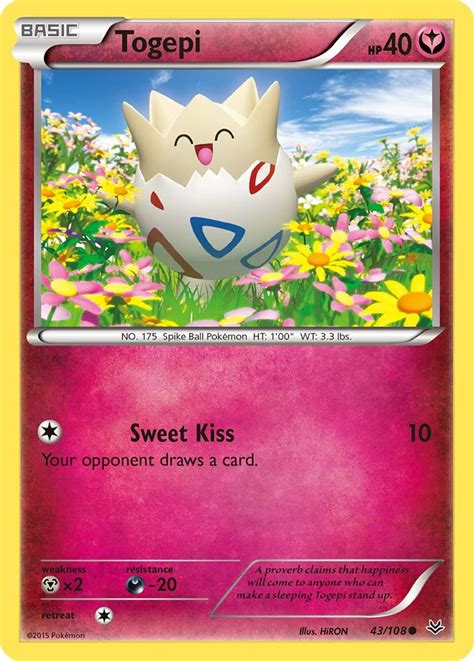 Pokemon Togepi Card