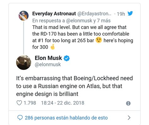 Elon Musk Describe Como Geniales Los Motores Rusos RD 180 Para