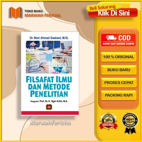 Jual FILSAFAT ILMU DAN METODE PENELITIAN Di Lapak Marwah Fericha Store