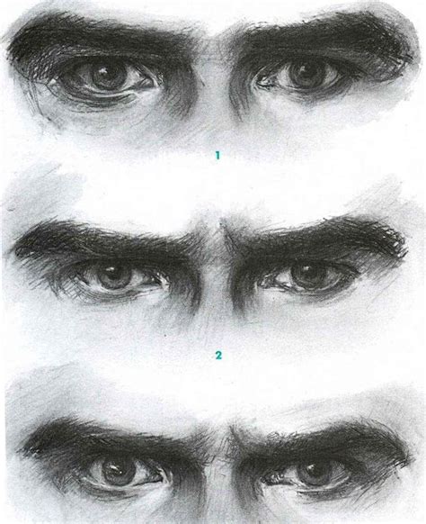 Angry Men eyed | Male eye drawing reference, Eye drawing, Eye expressions