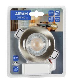 LED Alasvalo Airam Cosmo Tilt Kromi 6 W Bauhaus Fi