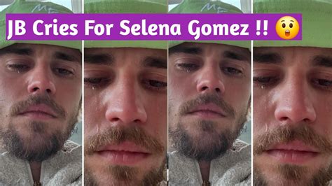 Justin Bieber For Selena Is Fully Broke Posted A Few Selfies Of Him Crying On Saturday Youtube