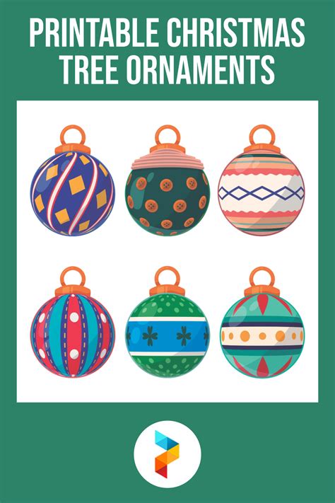 Best Printable Christmas Tree Ornaments Pdf For Free At Printablee