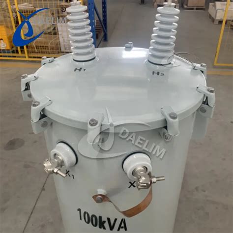 Kva Single Phase Pole Mounted Transformer Daelim Transformer