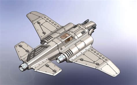 3d File Thunderbolt Mk3 Fighter Jet・template To Download And 3d Print・cults