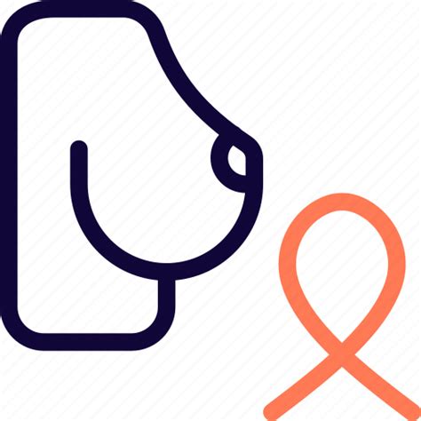 Breast Ribbon Cancer Icon Download On Iconfinder