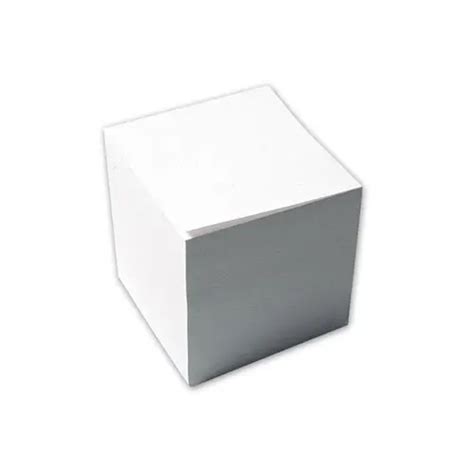 Bloc Cube De Feuilles Blanches Avec Dos Encoll X Cm Access