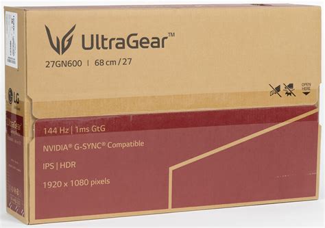 Обзор 27-дюймового игрового IPS-монитора LG UltraGear 27GN600-B