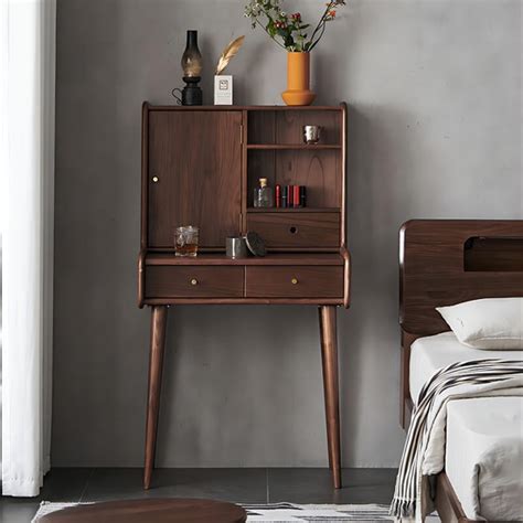 Corrigan Studio® 27.65"Tan solid wood dresser | Wayfair