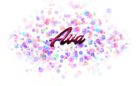 🔥 Free Download Ava Name Logo Bokeh Png By Haleyc38 Wallpapersafari