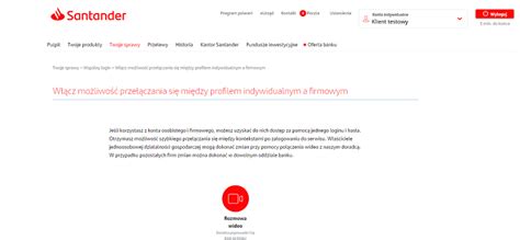 Jeden Login Dla Us Ug Indywidualnych I Firmowych Santander