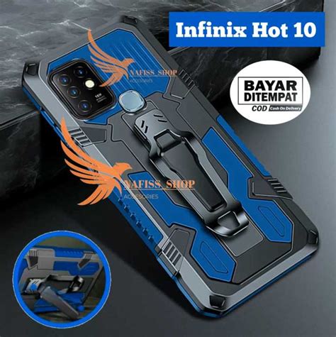 CASING HP INFINIX HOT 10 MODEL BARU HARD CASE KLIP KESING SILIKON