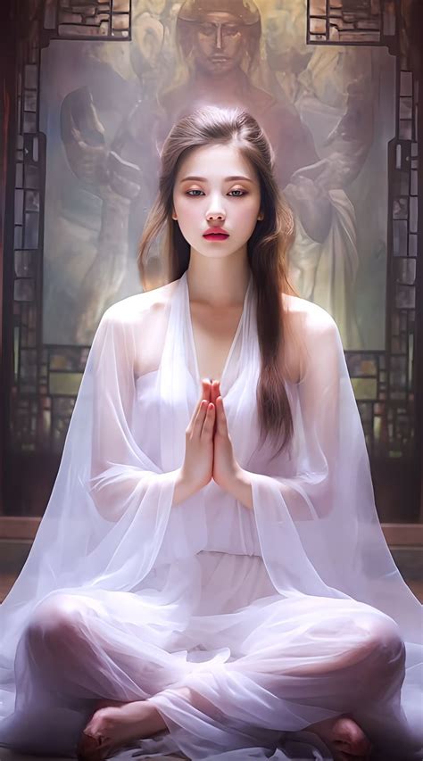 Pin De Lim Chung Hee En Bless Wish Zen Mujer Orando Arte De