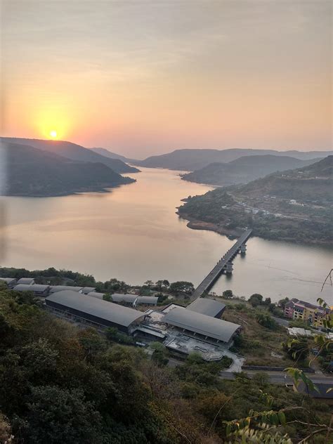 Sunset in lavasa : r/pune