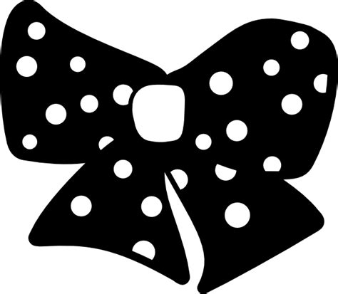 Bow With Polka Dots Clip Art At Clker Vector Clip 9261 Hot Sex Picture