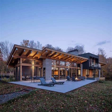 Step Into A Stunning Rustic Modern Cabin On Red Cedar Lake Wisconsin