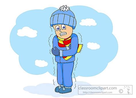 Weather Clipart Winter Shivering In Cold04 Classroom Clipart