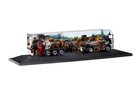 Herpa Scania Cs Hochdach K Hlkoffer Sattelzug Heide Logistik The