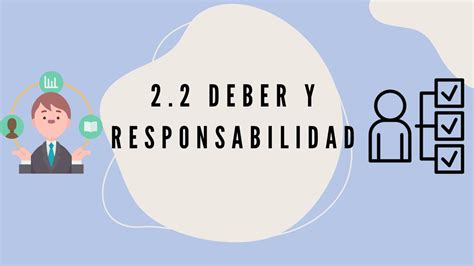 Deber Y Responsabilidad Iconic Udocz