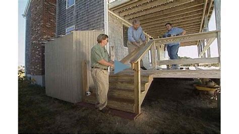 Deck Porch Stairway – Free Woodworking Plan.com