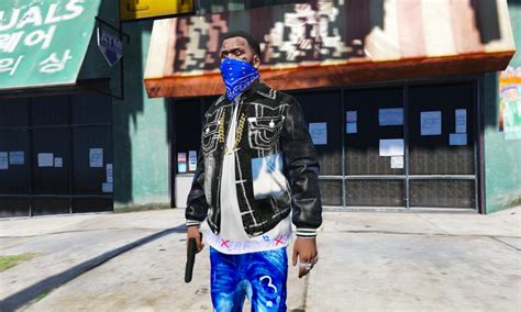 Black Tru Religion jean jacket (For Rollin 30 Crips) - GTA5-Mods.com