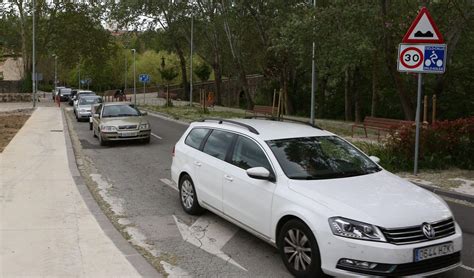 Retenciones Y Calles Cortadas En Pamplona Por Las Obras En La Cuesta De