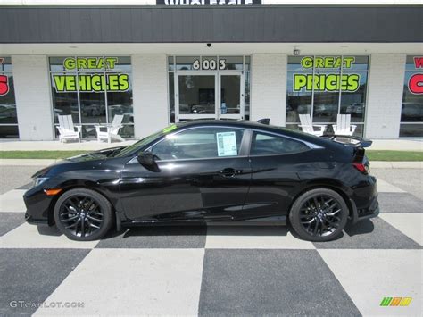 Crystal Black Pearl Honda Civic Si Coupe Photo