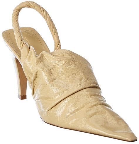 Bottega Veneta The Point Leather Slingback Pump Shopstyle